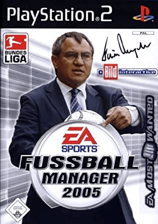 Fussball Manager 2005 box art for Playstation 2